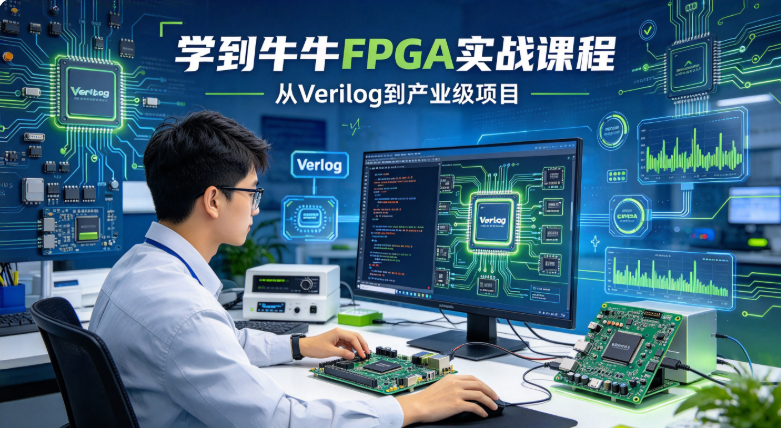 深耕硬件芯赛道，学到牛牛全新 FPGA 实战课程正式上线